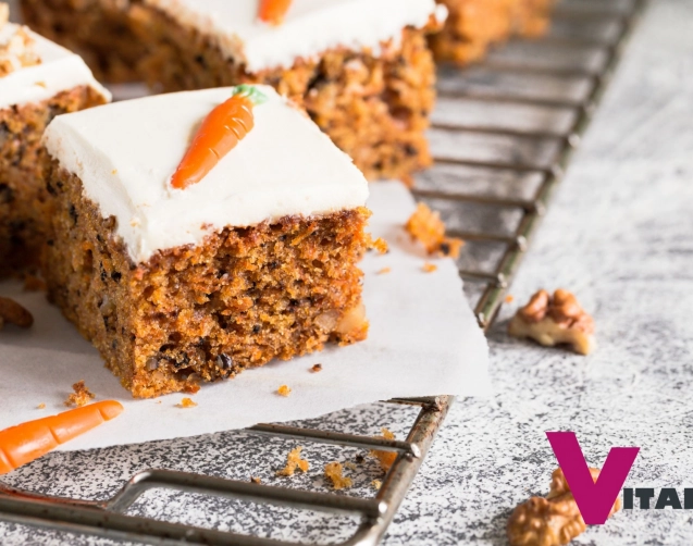 High Protein Karottenkuchen