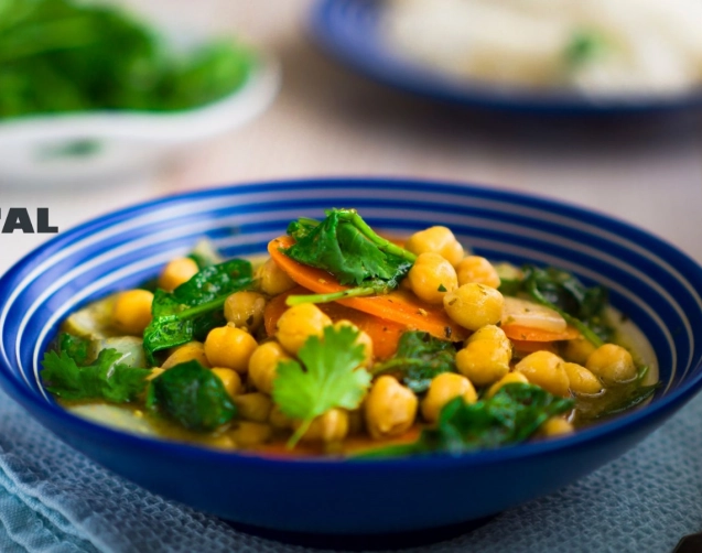 Kokos-Kichererbsen-Curry