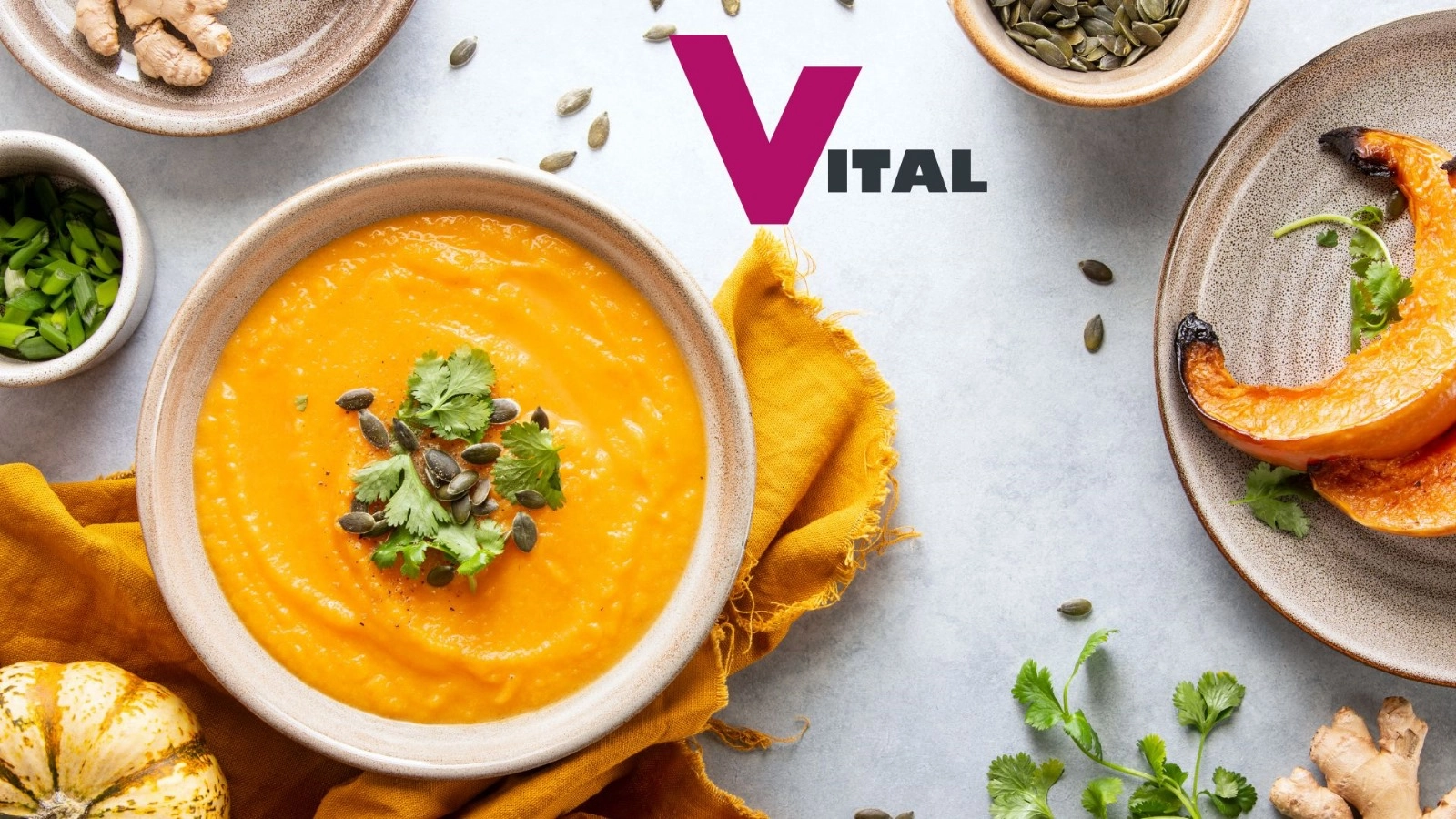 Kürbis-Ingwer-Suppe